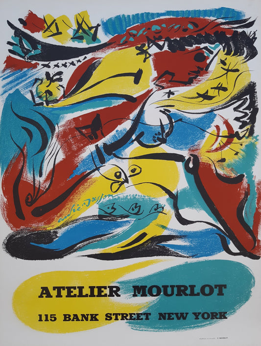 André Masson original art poster - 21.1"×28.0" (53.5×71cm)