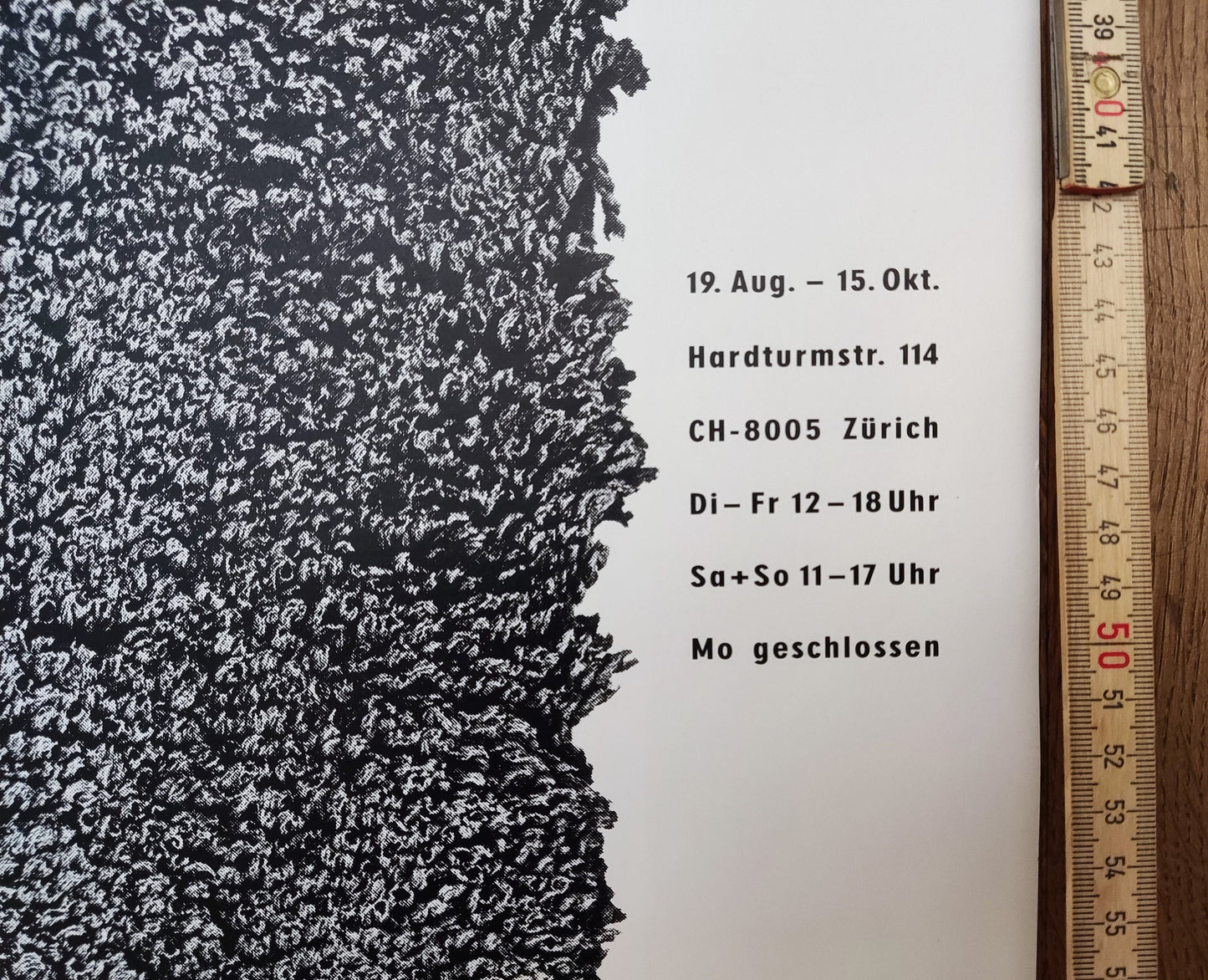 Rudolf Stingel art exhibition poster - 23.4"×33.1" (59.5×84cm)