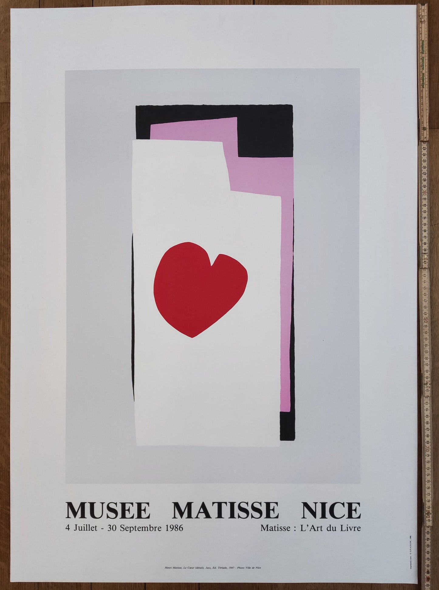 Henri Matisse vintage art exhibition poster - 25.6"×36.2" (65×92cm)