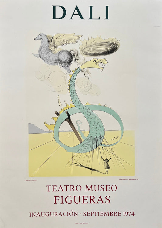 Dali original art poster - 20.5"×28.8" (52×73.2cm)