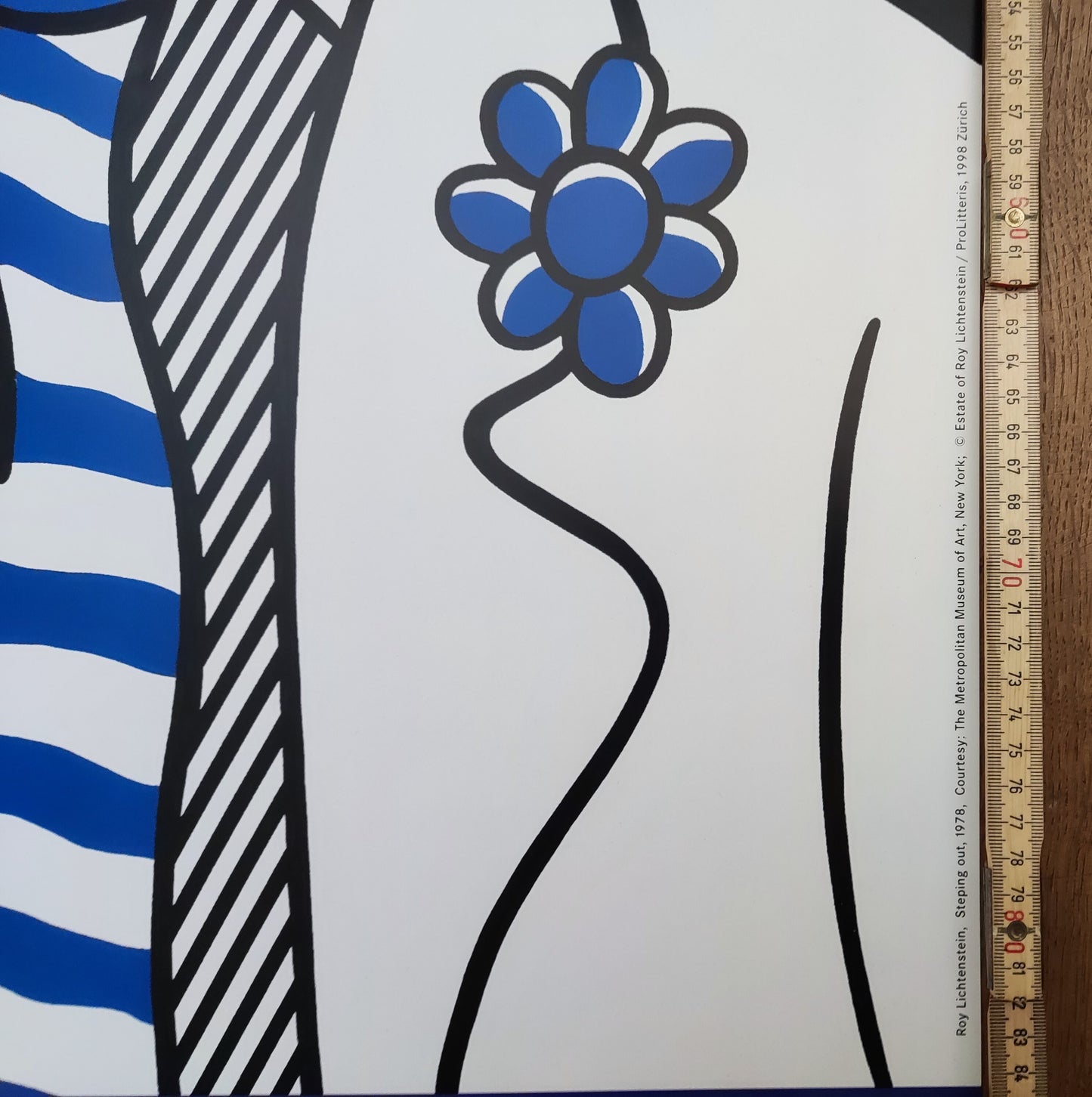 Roy Lichtenstein art exhibition poster - 27.0"×38.6" (68.5×98cm)