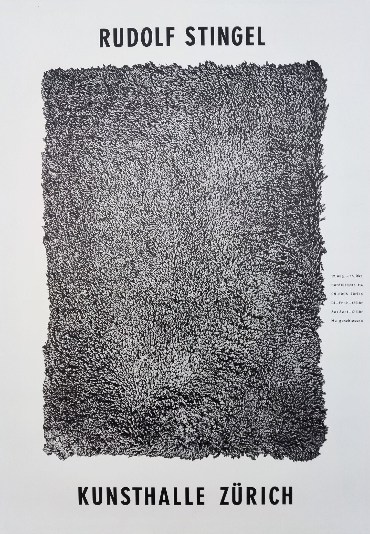 Rudolf Stingel art exhibition poster - 23.4"×33.1" (59.5×84cm)