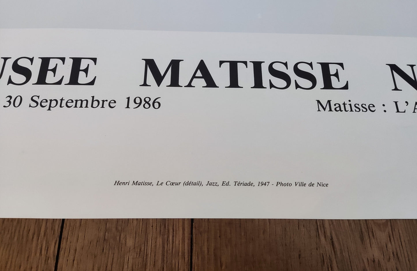 Henri Matisse vintage art exhibition poster - 25.6"×36.2" (65×92cm)