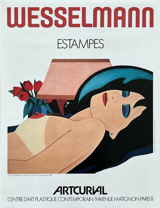 Tom Wesselmann original art poster - 17.3"×22.8" (44×58cm)