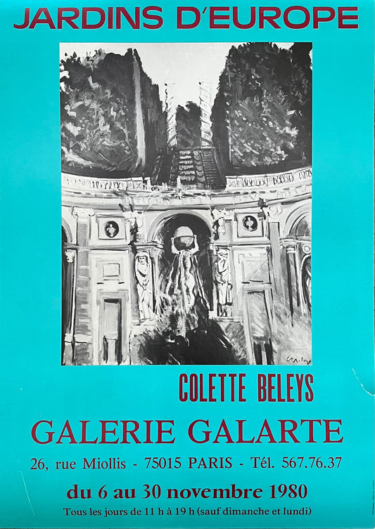 Colette Beleys art exhibition poster - 16.5"×23.6" (42×60cm)