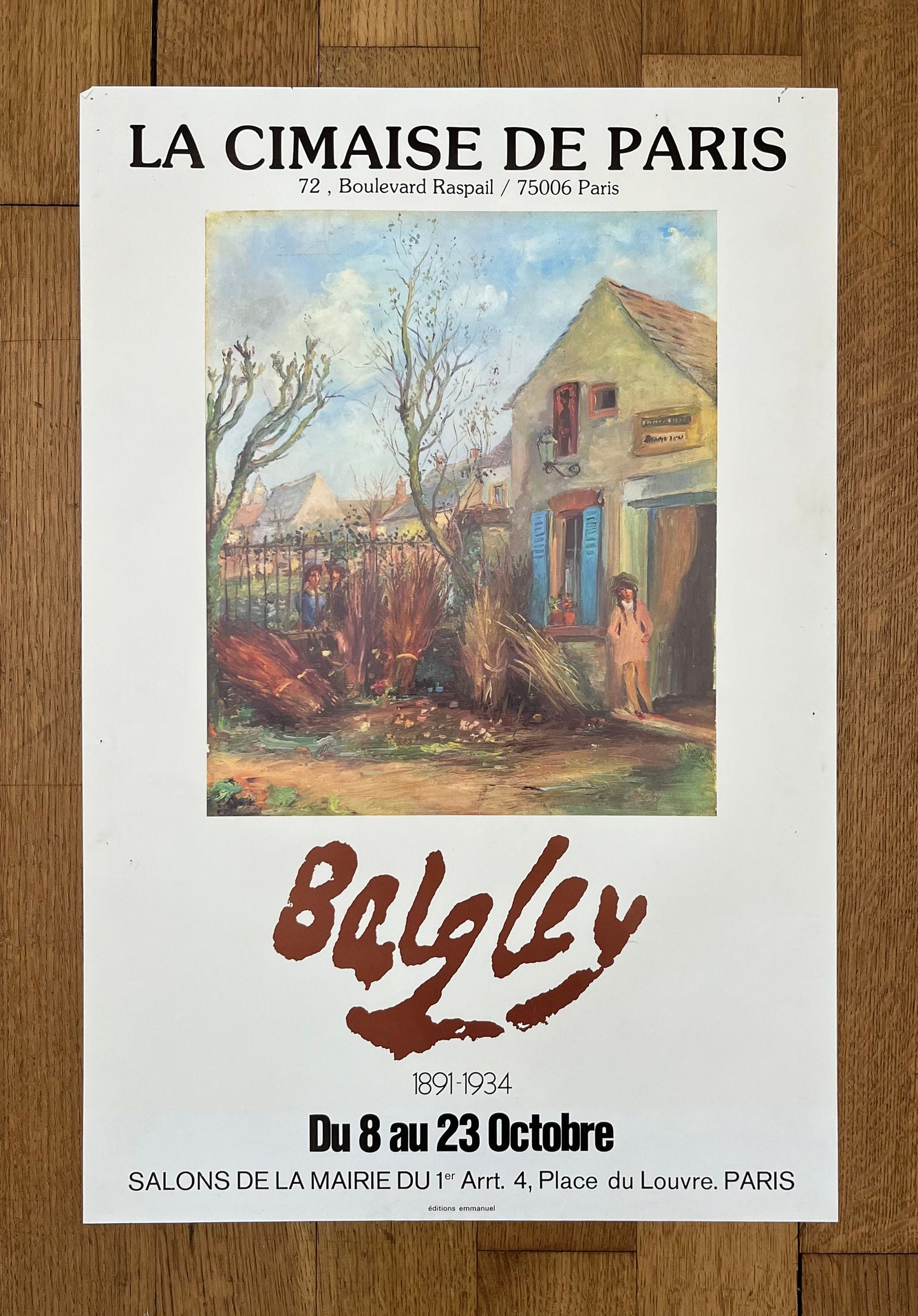 Jacob Balgley art exhibition poster - 15.7"×23.6" (40×60cm)