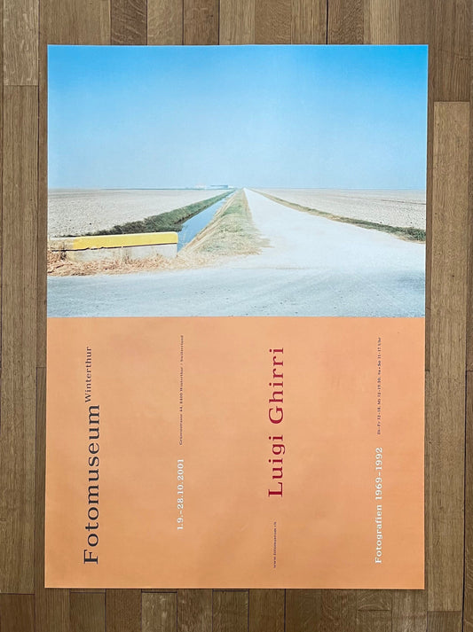 Luigi Ghirri original art poster - 35.4"×50.4" (90×128cm)