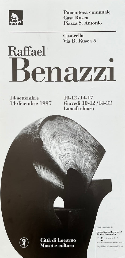 Raffael Benazzi original art poster - 11.7"×23.6" (29.7×60cm)