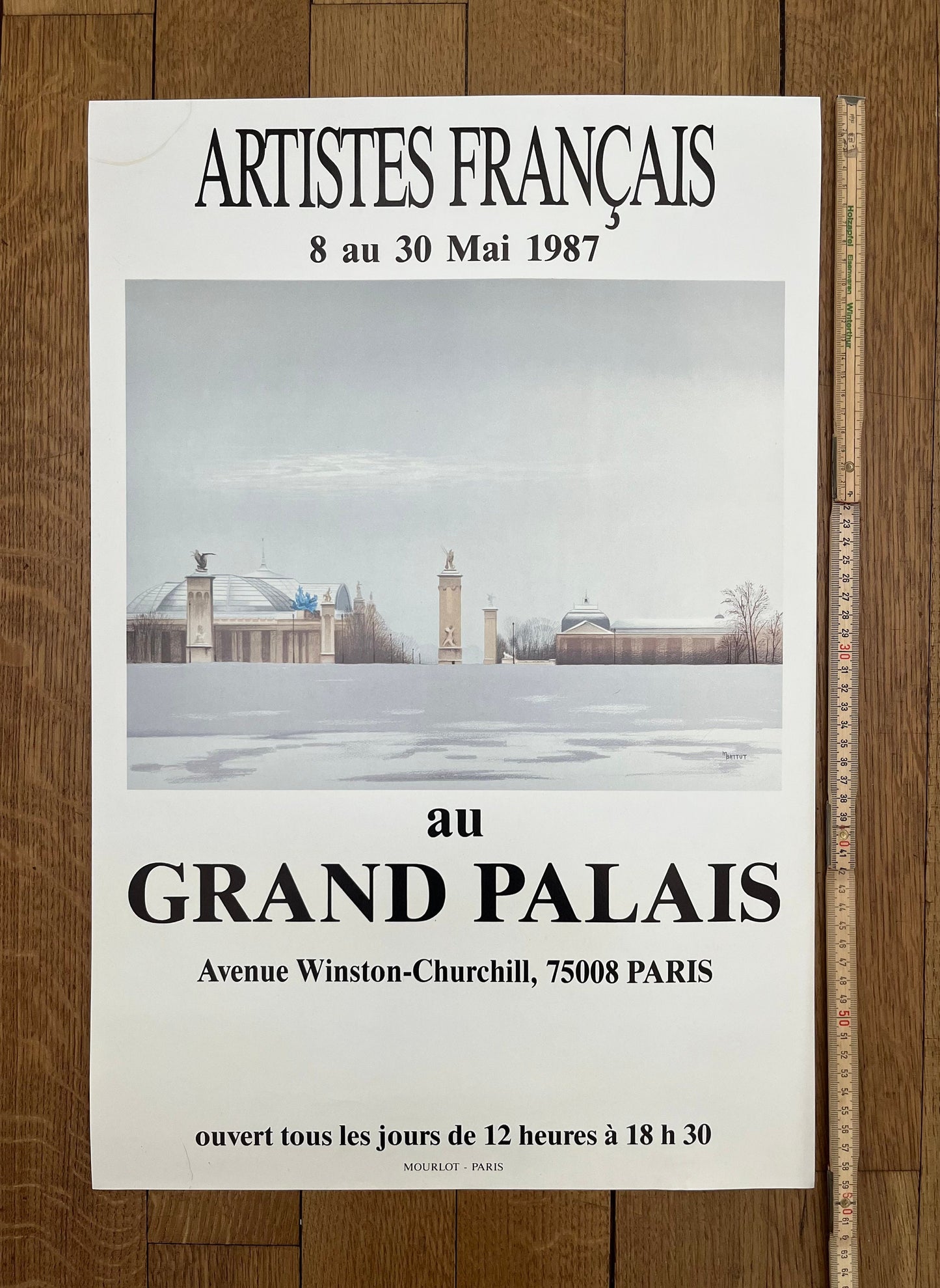Artistes Francais (Grand Palais) original art poster - 15.7"×23.6" (40×60cm)