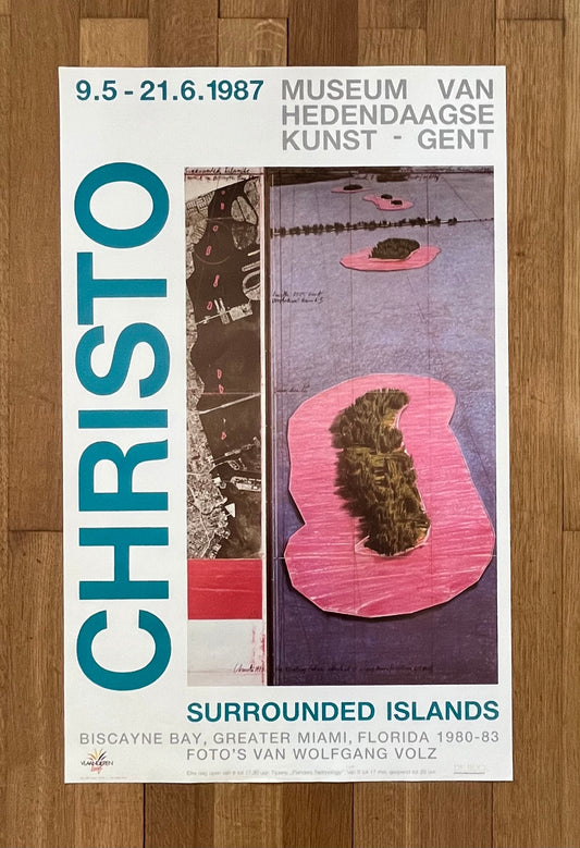 Christo original art poster - 21.7"×34.4" (55×87.5cm)