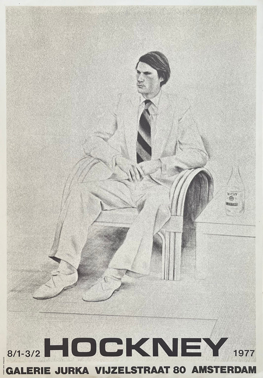 David Hockney original art poster - 27.6"×39.4" (70×100cm)