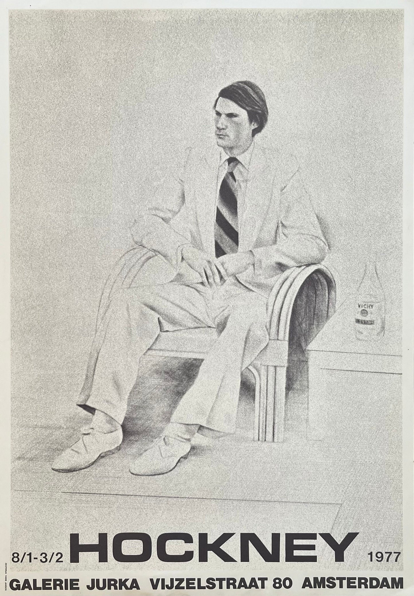 David Hockney original art poster - 27.6"×39.4" (70×100cm)