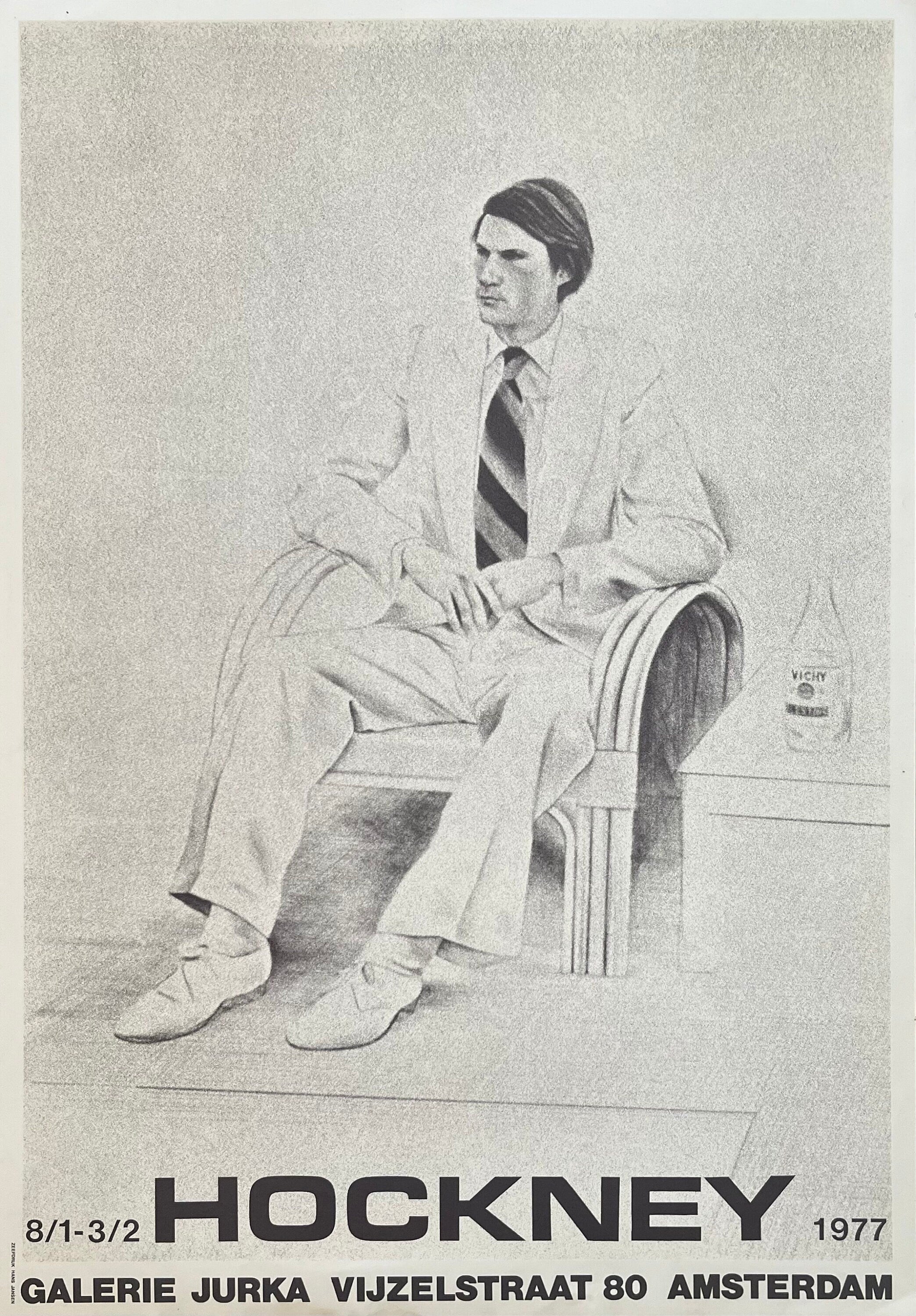 David Hockney original art poster - 27.6"×39.4" (70×100cm)