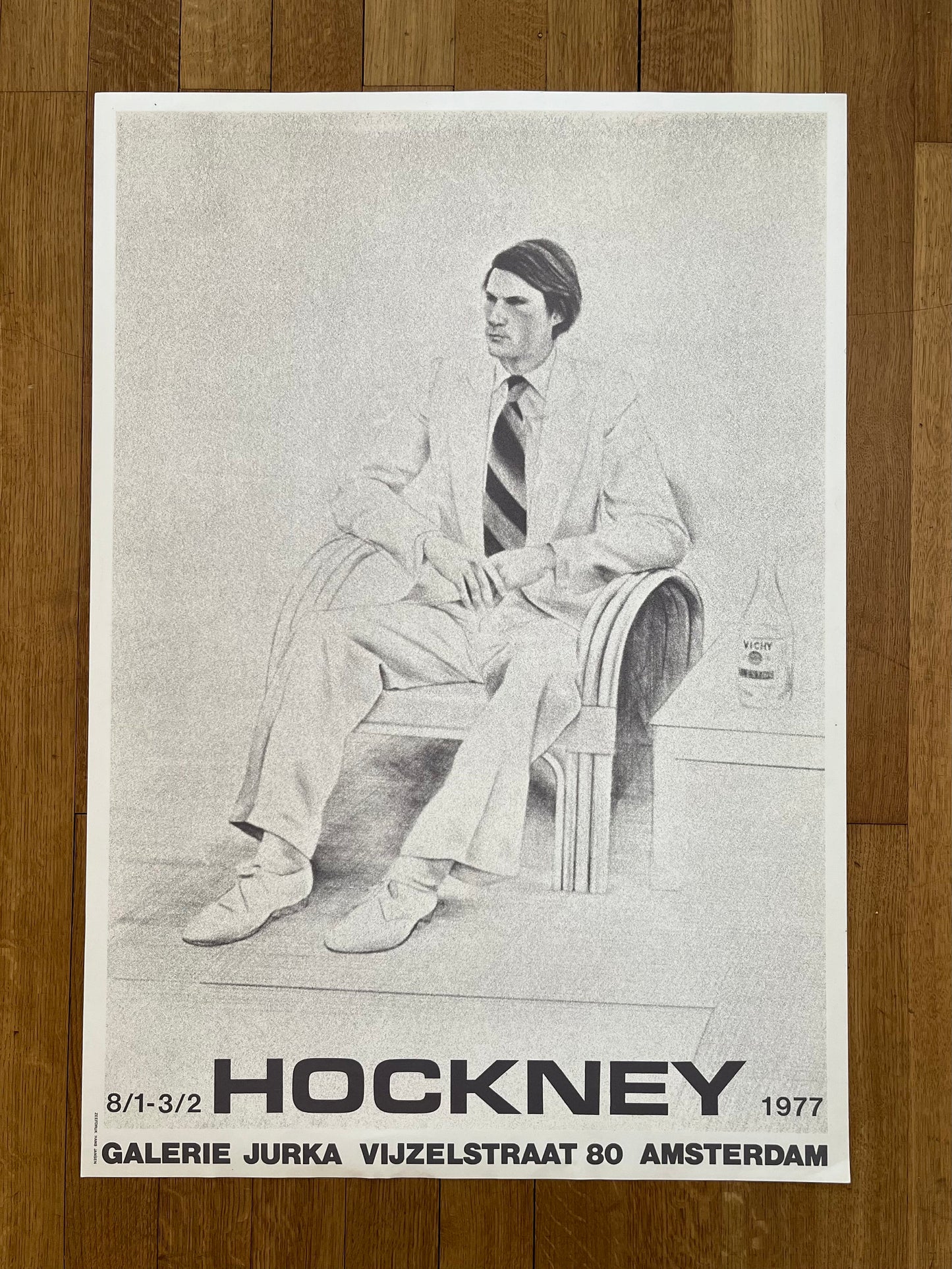 David Hockney original art poster - 27.6"×39.4" (70×100cm)