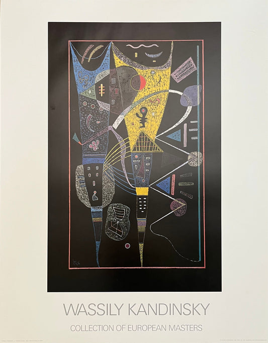 Wassily Kandinsky art exhibition poster - 27.6"×35.2" (70×89.4cm)