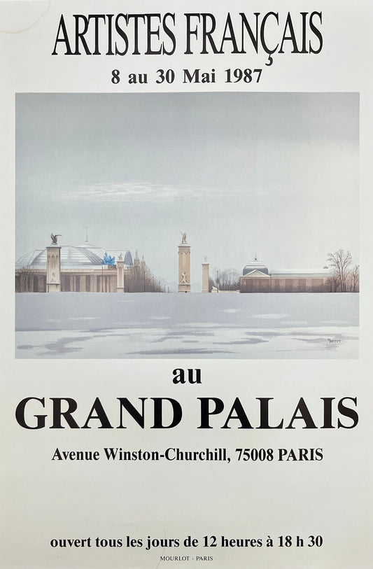 Artistes Francais (Grand Palais) original art poster - 15.7"×23.6" (40×60cm)