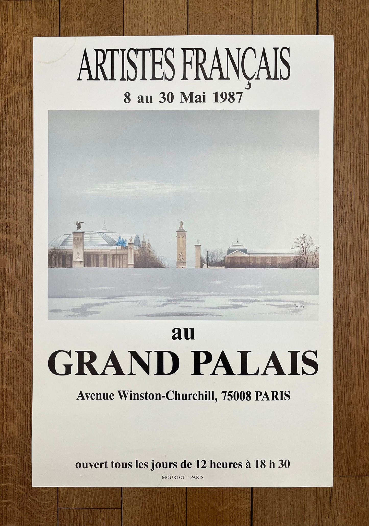 Artistes Francais (Grand Palais) original art poster - 15.7"×23.6" (40×60cm)