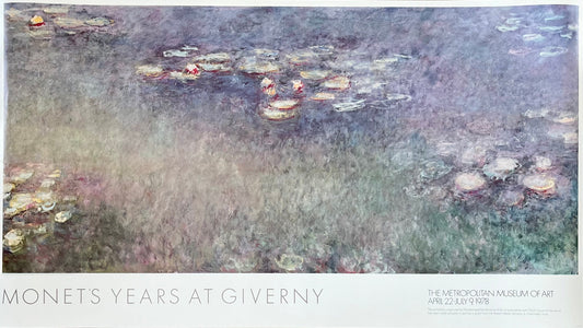 Claude Monet original art poster - 49.0"×27.6" (124.5×70cm)