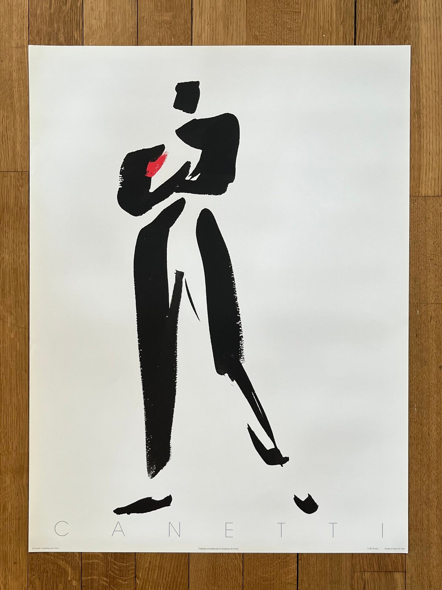 Michel Canetti original art poster - 23.6"×31.5" (60×80cm)