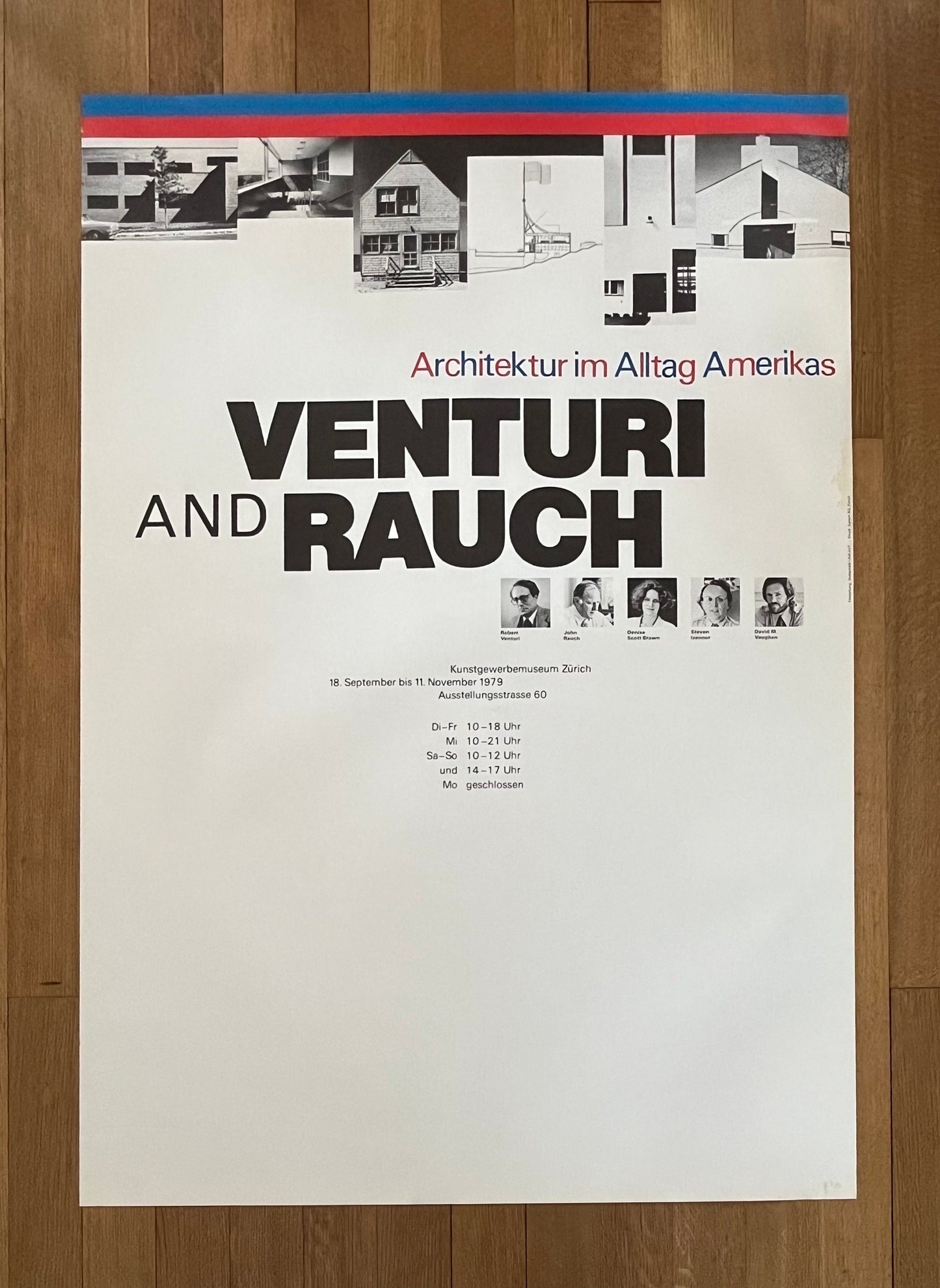 Venturi and Rauch original art exhibition poster - 35.6"×50.4" (90.5×128cm)