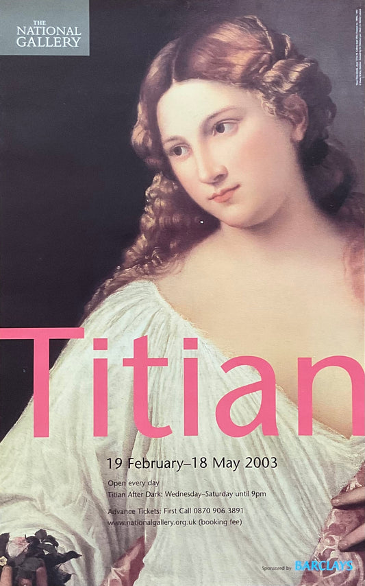 Titian art exhibition poster - 12.6"×20.1" (32×51cm)