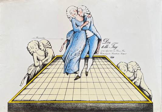 Beaumarchais art poster - 33.1"×23.2" (84×59cm)