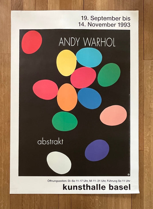 Andy Warhol Art Poster used - 35.6"×50.4" (90.5×128cm)