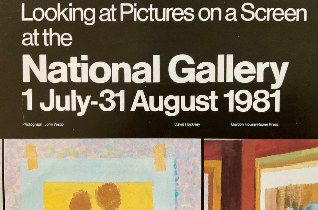 David Hockney original art poster - 20.1"×29.9" (51×76cm)