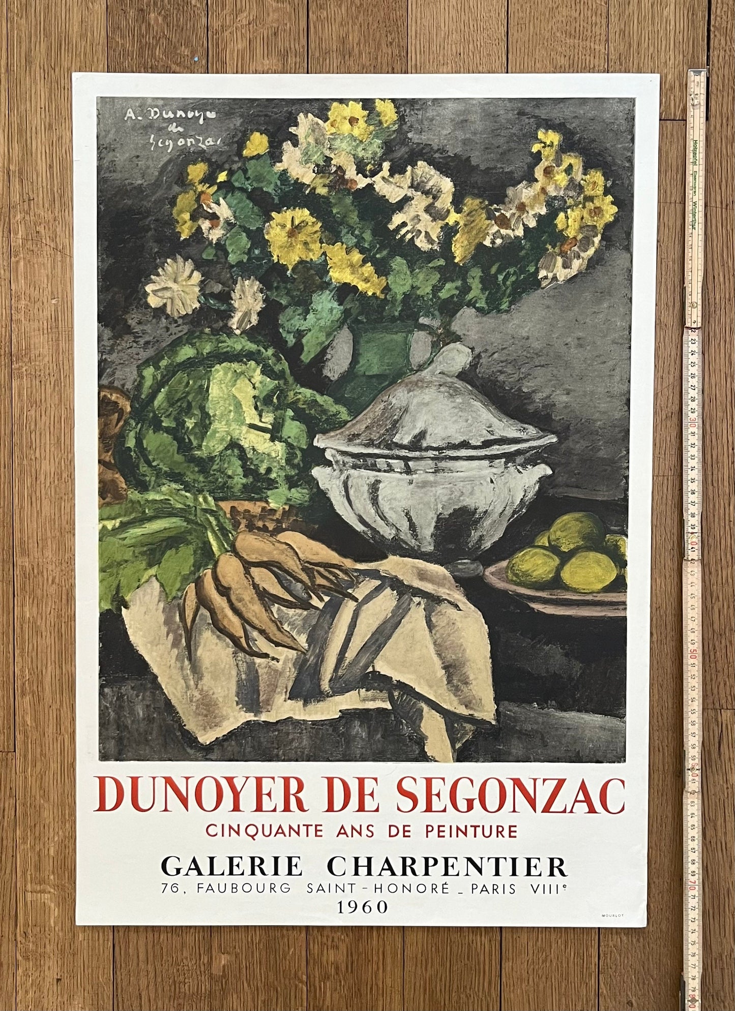 André Dunoyer de Segonzac original art poster - 19.9"×29.1" (50.5×74cm)