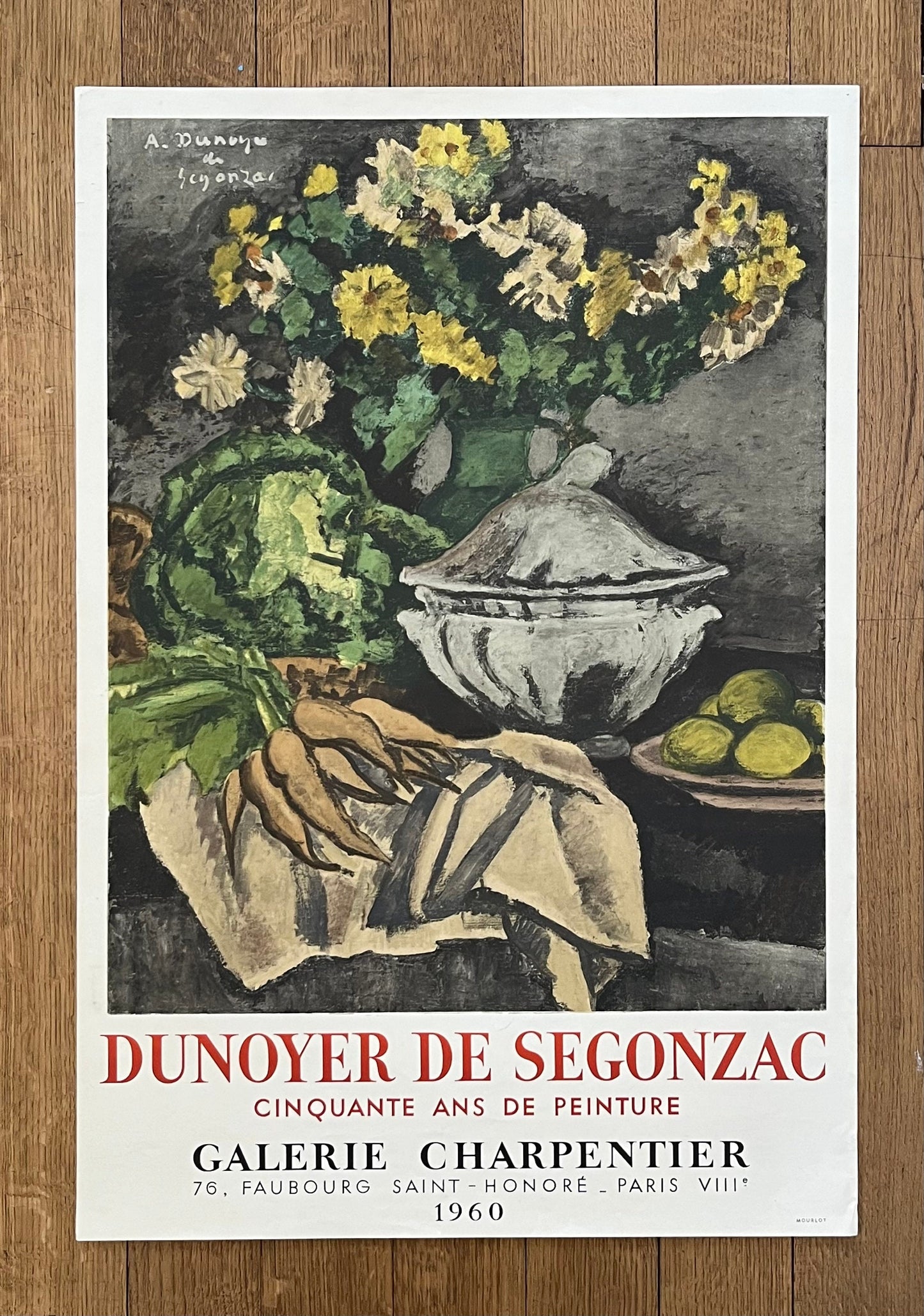 André Dunoyer de Segonzac original art poster - 19.9"×29.1" (50.5×74cm)