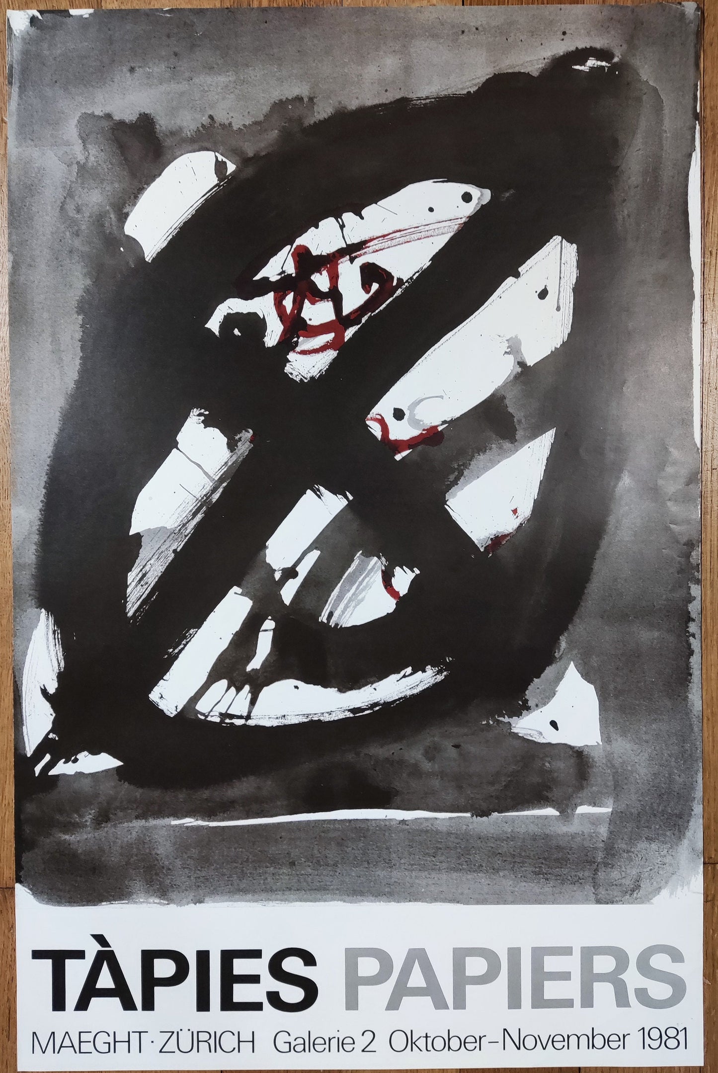 Antoni Tàpies art poster - 19.3"×29.7" (49×75.5cm)