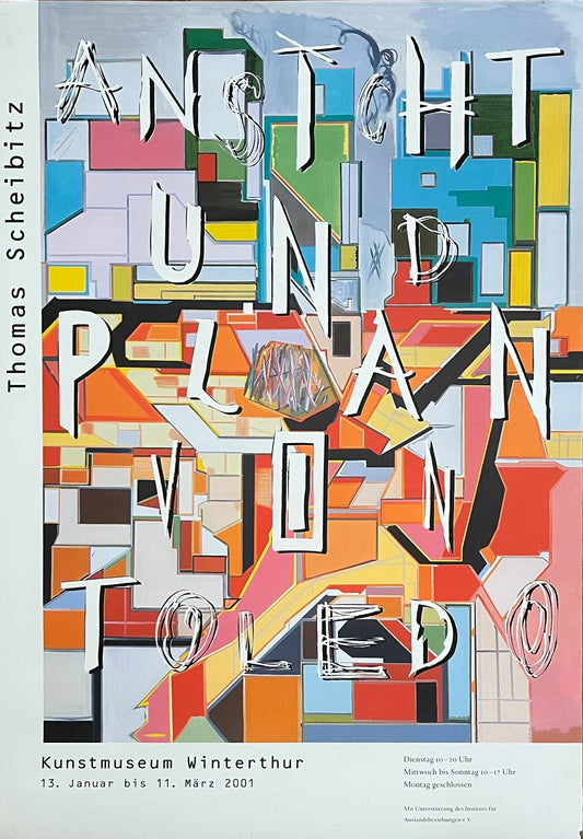 Thomas Scheibitz  art poster - 35.4"×50.4" (90×128cm)