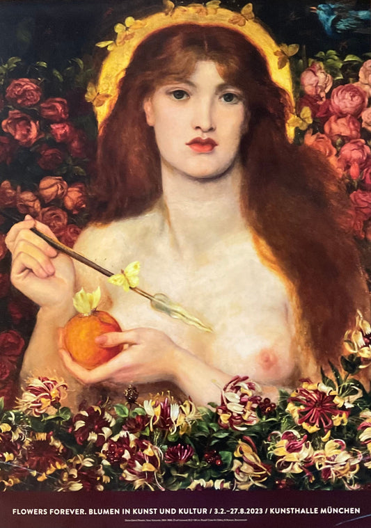 Dante Rosetti art exhibition poster - 23.4"×33.1" (59.5×84cm)
