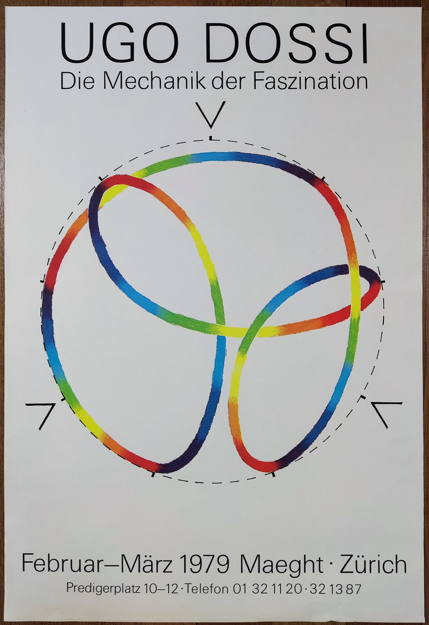 Ugo Dossi original art poster - 18.7"×27.6" (47.5×70cm)