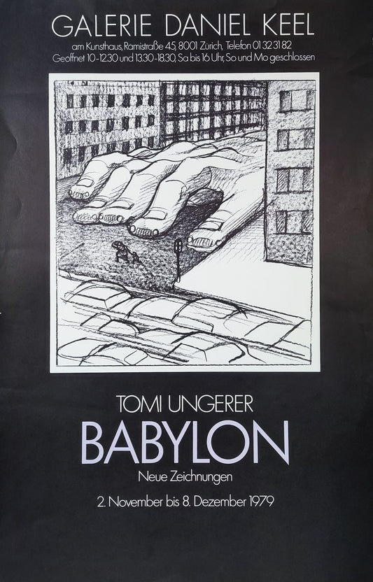 Tomi Ungerer original art poster - 14.8"×23.0" (37.5×58.5cm)