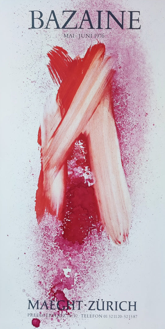 Jean René Bazaine art poster - 14.3"×27.4" (36.2×69.7cm)