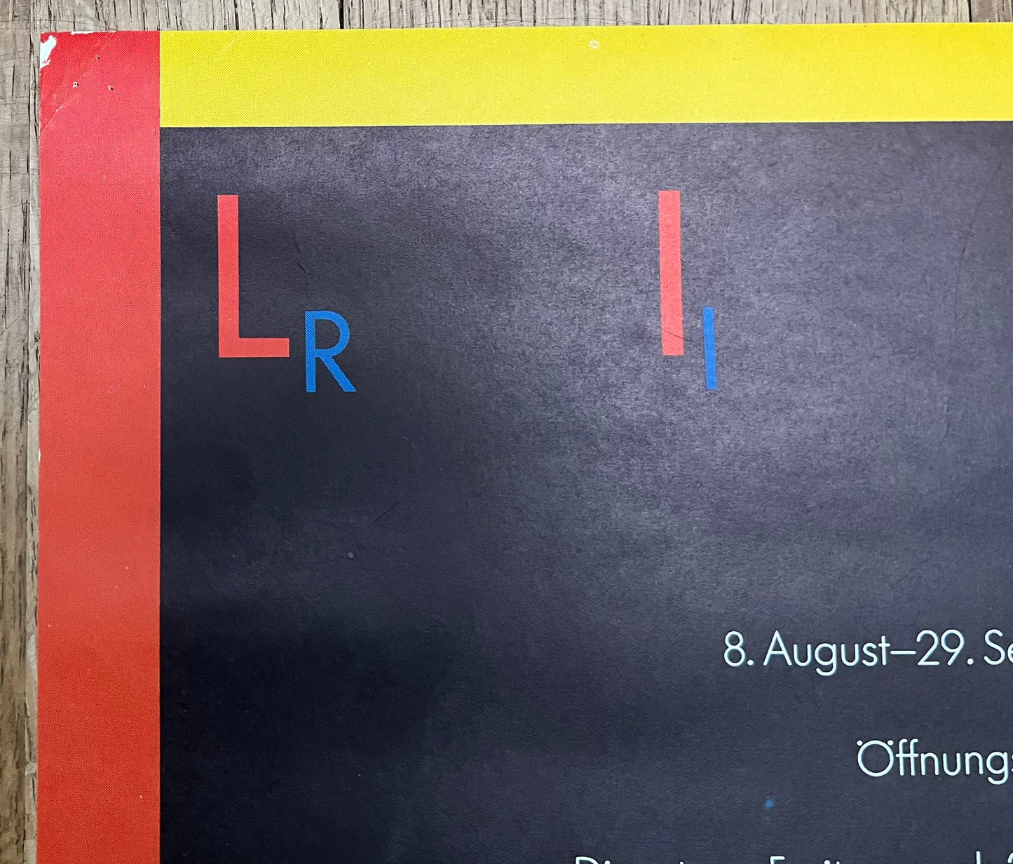 Richard Lindner original art exhibition poster pop art - 35.6"×50.4" (90.5×128cm)