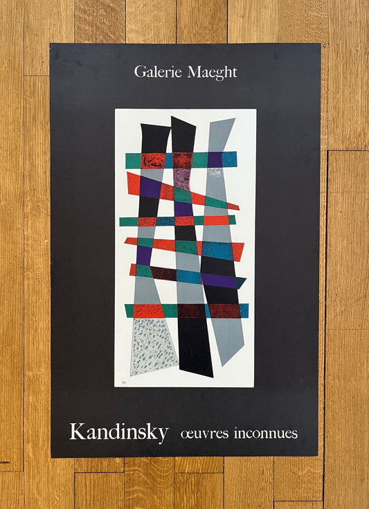 Wassily Kandinsky art exhibition poster - 18.1"×27.8" (46×70.5cm)