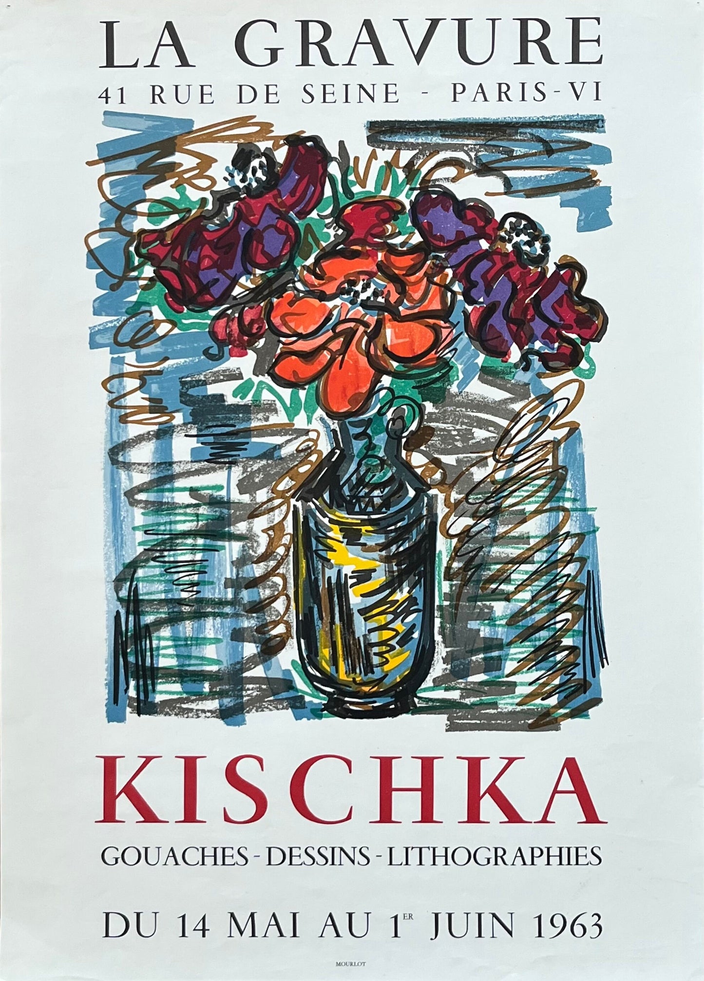 Isis Kischka original art poster print - 18.3"×25.4" (46.5×64.5cm)