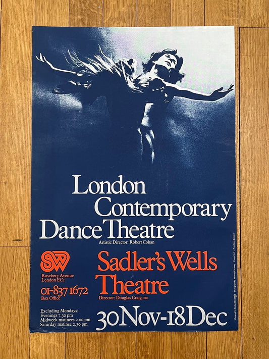 Crickmay London Contemporary Dance Theatre art poster - 19.9"×29.7" (50.6×75.5cm)