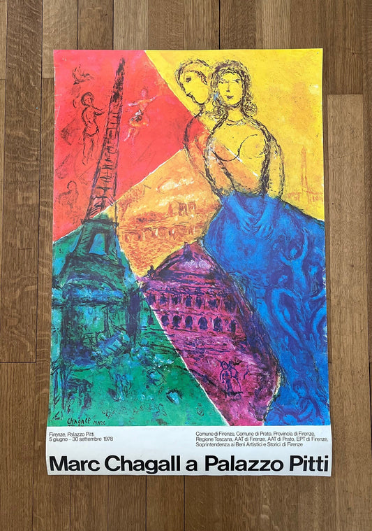 Marc Chagall original art poster - 25.2"×39.2" (64×99.5cm)