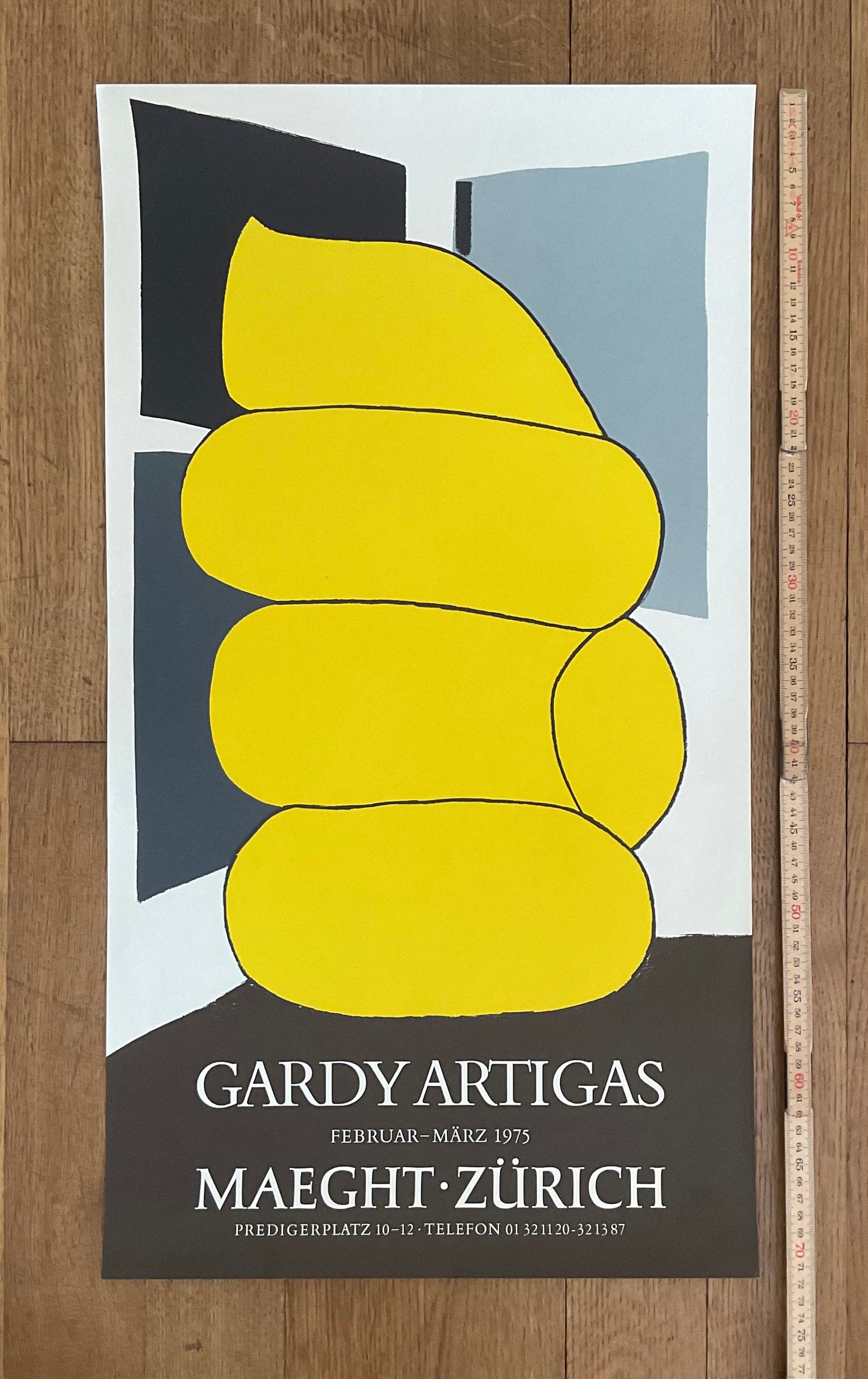 Joan Gardy Artigas original art poster - 15.6"×28.3" (39.5×72cm)