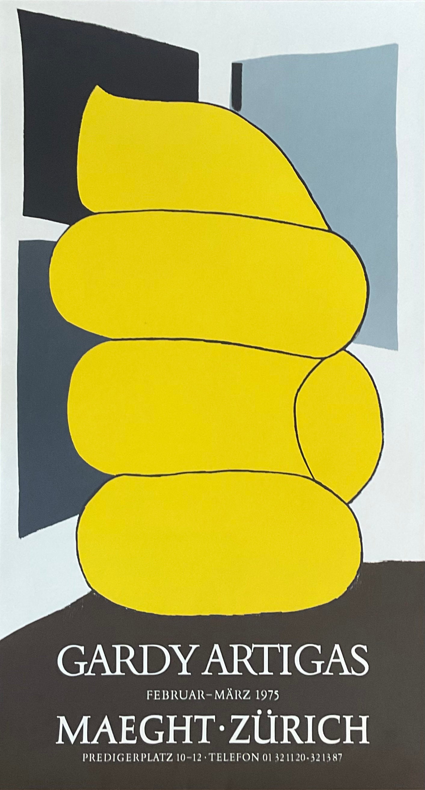 Joan Gardy Artigas original art poster - 15.6"×28.3" (39.5×72cm)