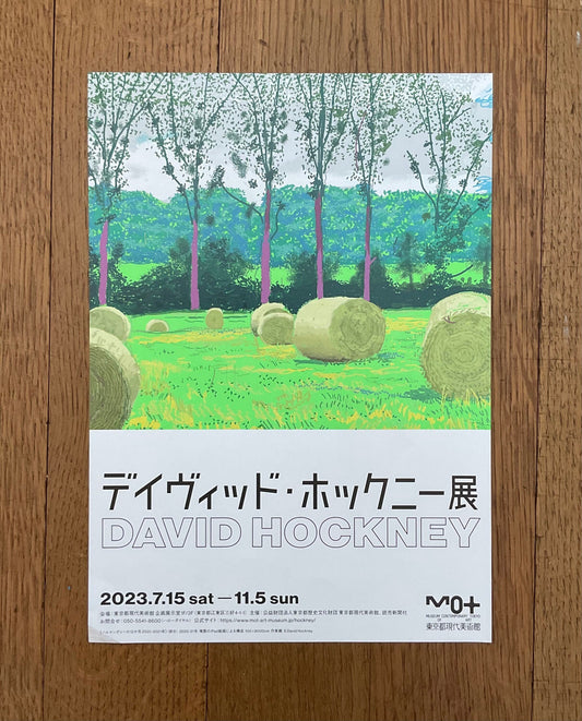 David Hockney exhibition poster flyer - 8.3"×11.7" (21×29.7cm)