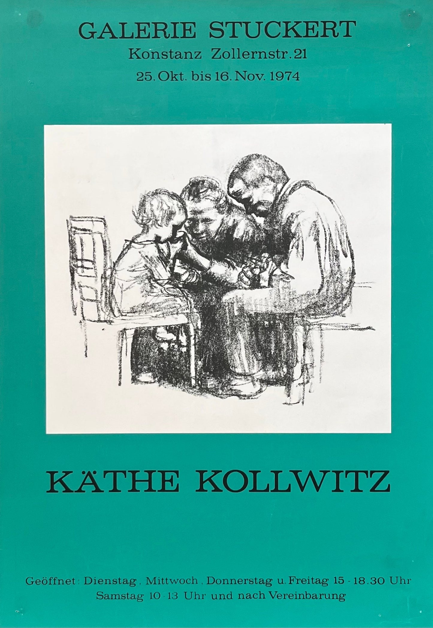 Käthe Kollwitz original art poster - 16.3"×23.6" (41.5×60cm)