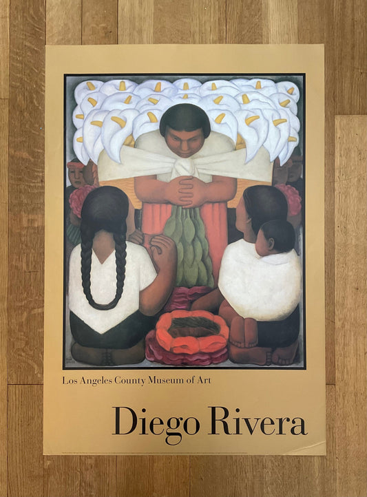 Diego Rivera art exhibition poster - 26.0"×38.0" (66×96.5cm)