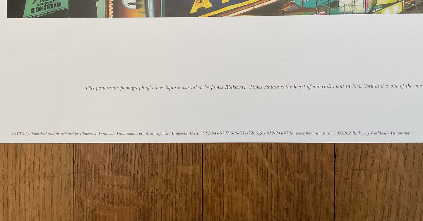 James Blakeway original photography poster - 40.0"×13.6" (101.5×34.5cm)