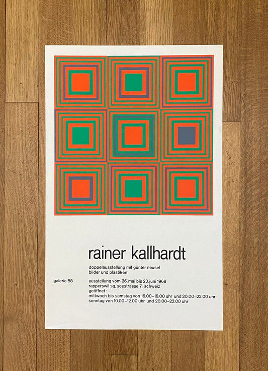 Reiner Kallhardt original art poster - 17.7"×28.3" (45×72cm)