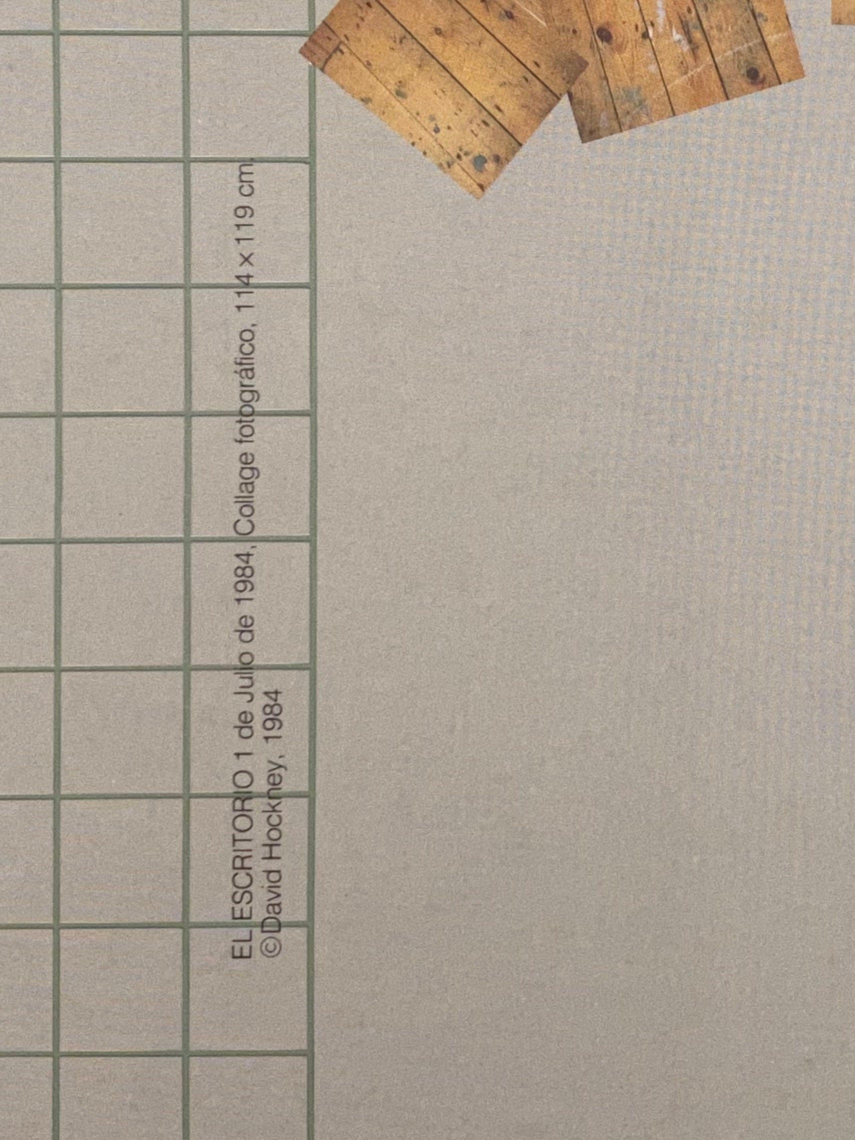 David Hockney original exhibition poster - 16.7"×24.4" (42.5×62cm)