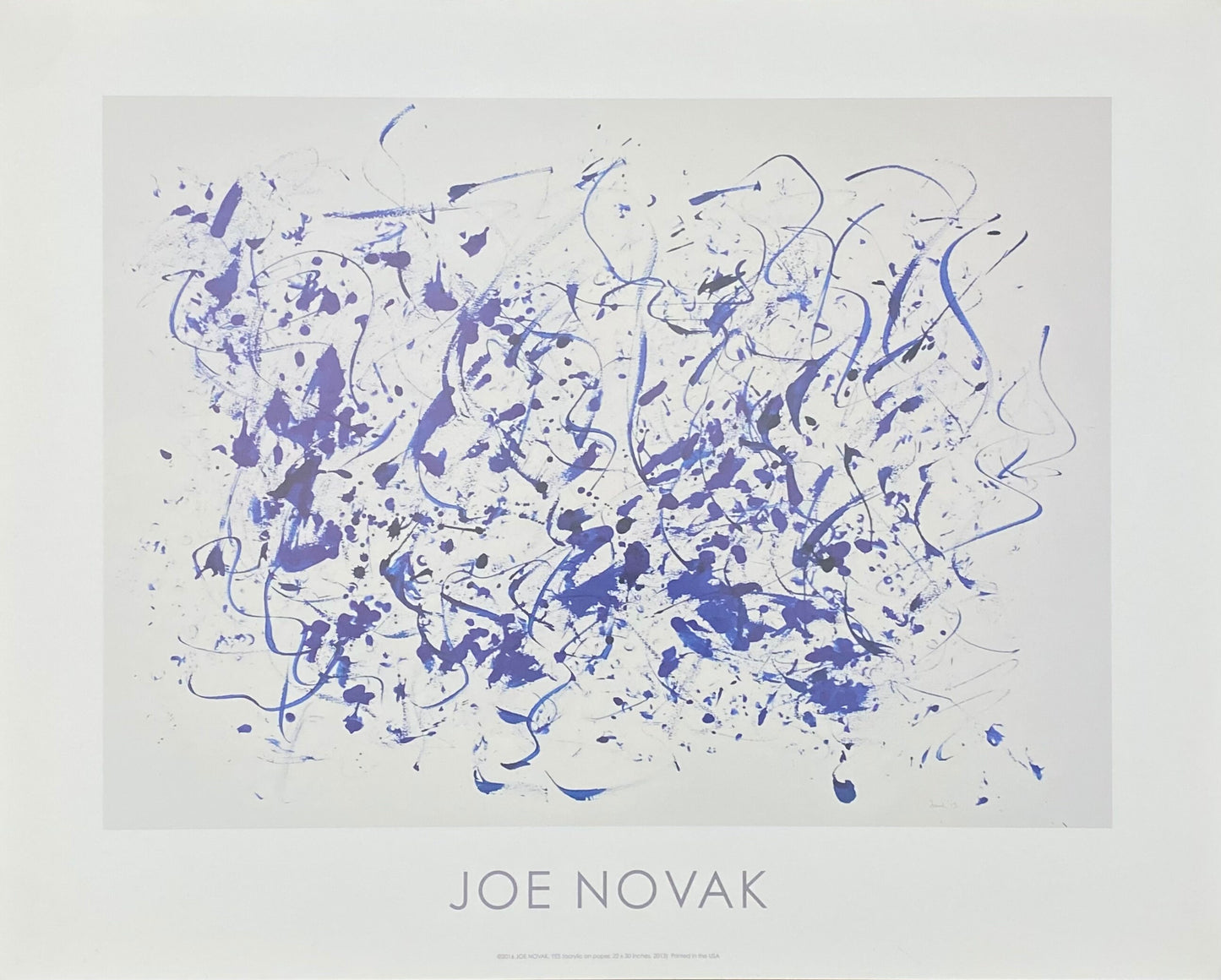 Joe Novak original art poster - 29.9"×24.0" (76×61cm)